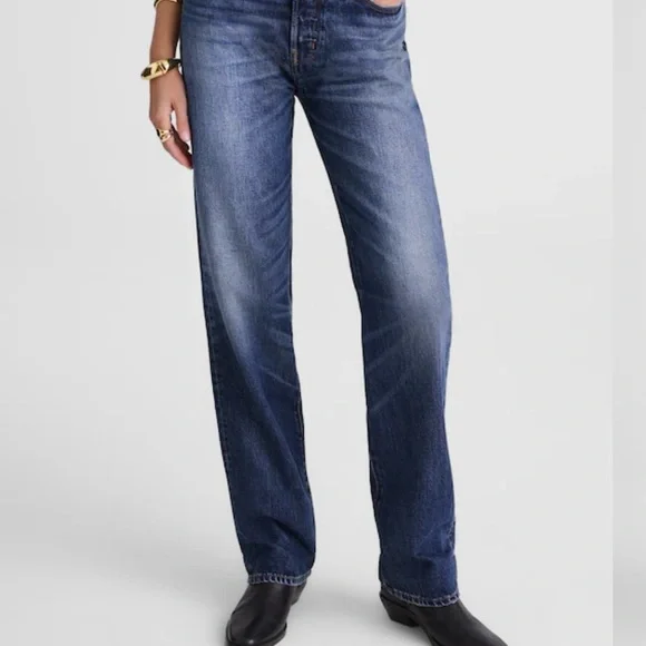 Madewell Dakota Longline Straight Jean - Picture 2 of 7